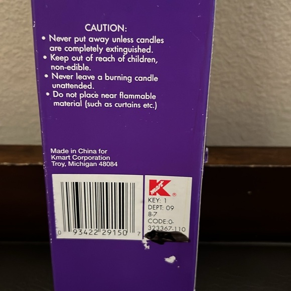 NWT Halloween Candles Witches & Pumpkin Design Set of 2 10” Black Candle… - Picture 6 of 8